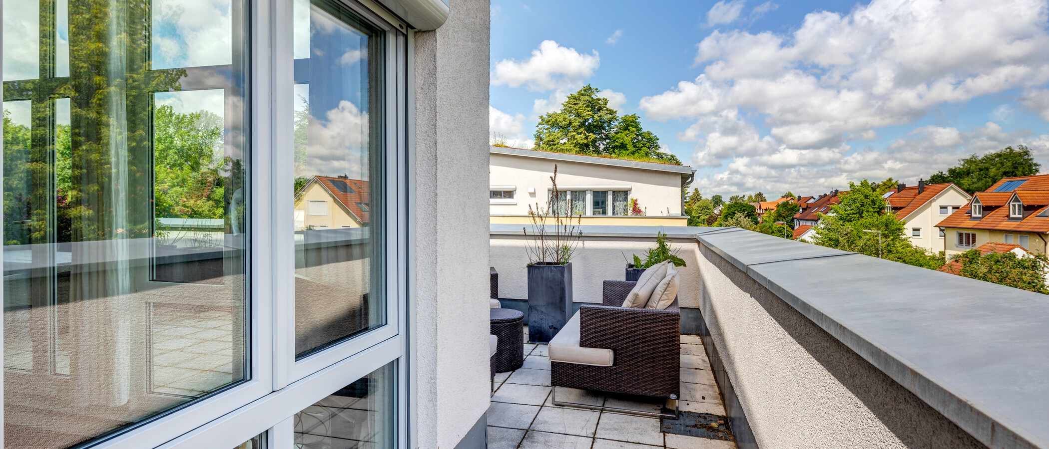 ático con terraza München Fasanerie 03 azotea 6919