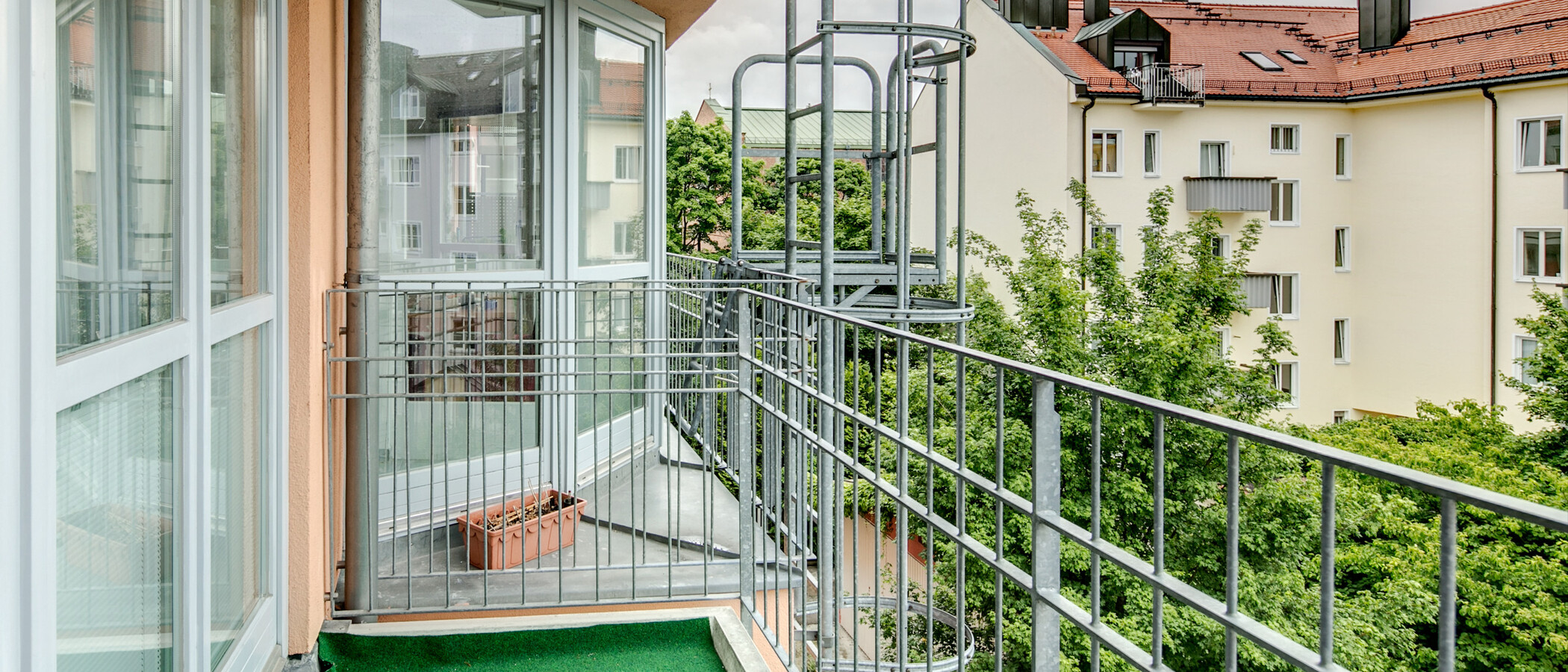 apartamento München Schwabing-Nord (zw. Belgrad- & Leopoldstraße) 02 balcón 6928