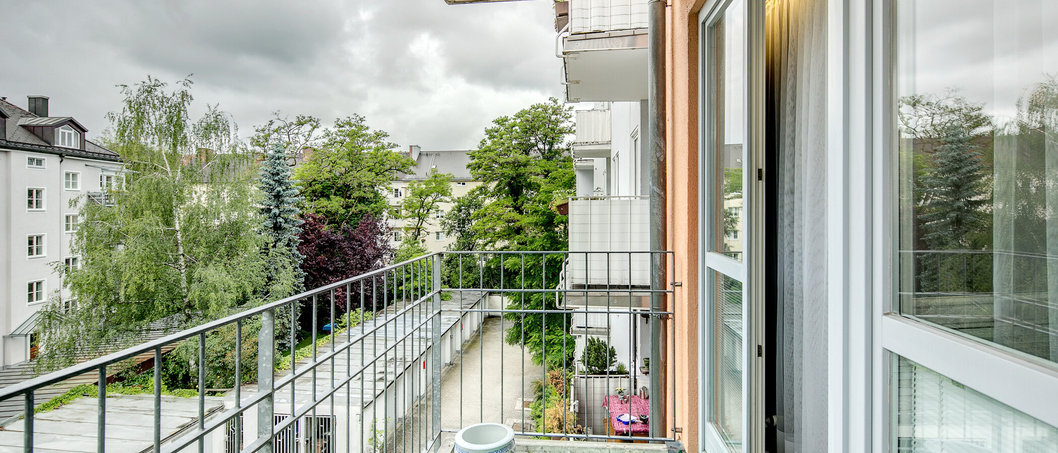 apartamento München Schwabing-Nord (zw. Belgrad- & Leopoldstraße) 03 balcón 6928