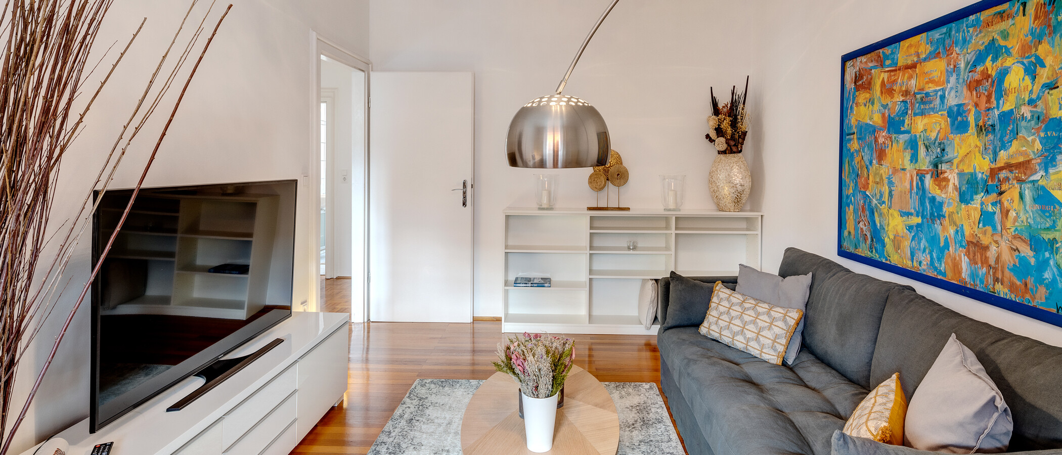 apartamento München Schwabing 03 sala de estar 7034