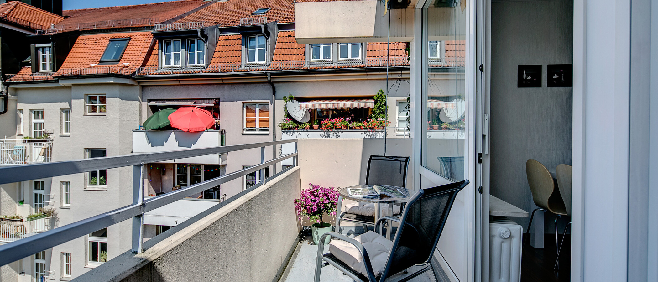 apartamento München Ludwigsvorstadt 01 balcón 7070