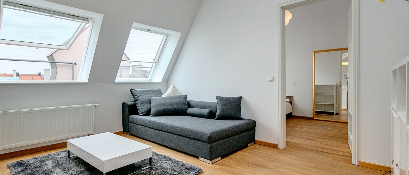 ático München Neuhausen 01 salón 7084