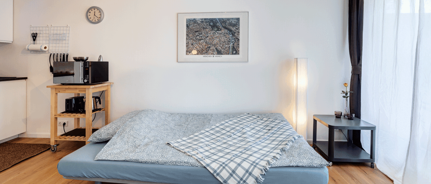 apartamento München Mittersendling 01 zona de dormir 7100