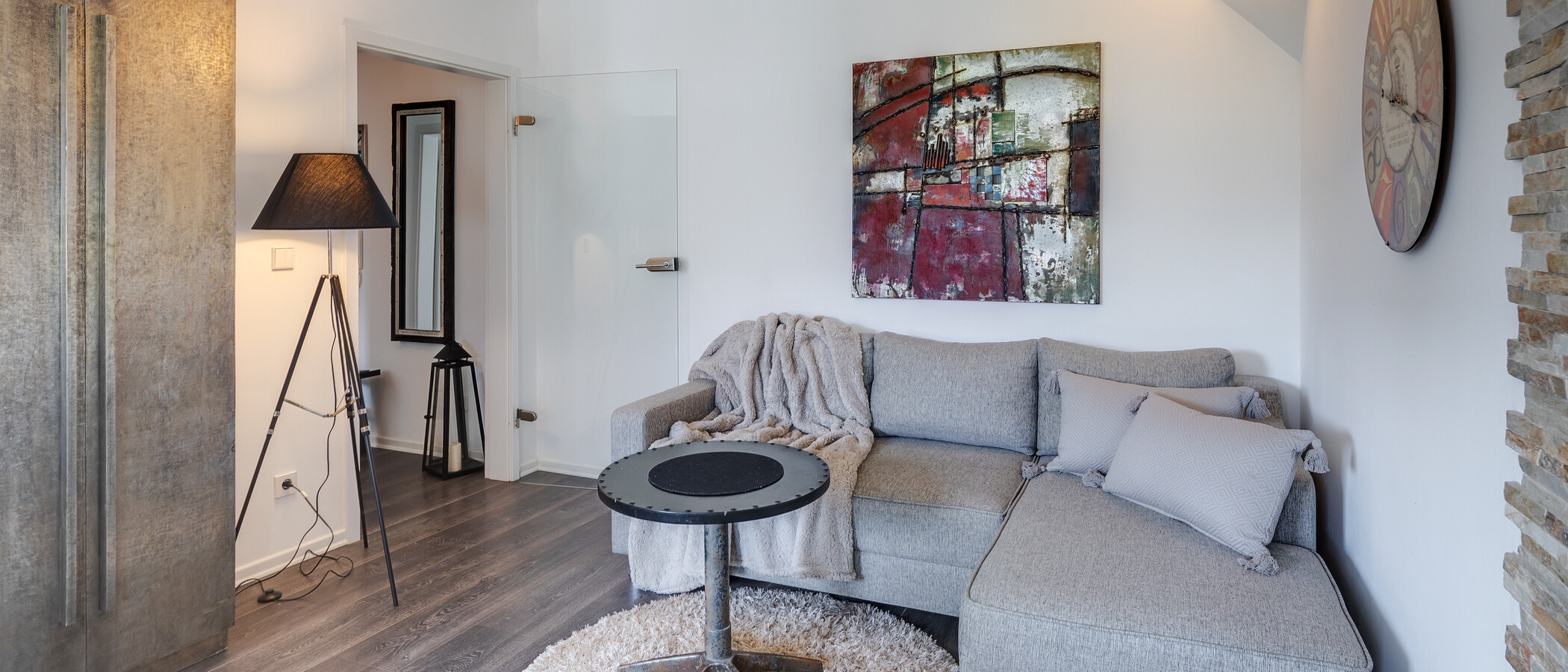 apartamento München Obersendling 02 sala de estar 7113