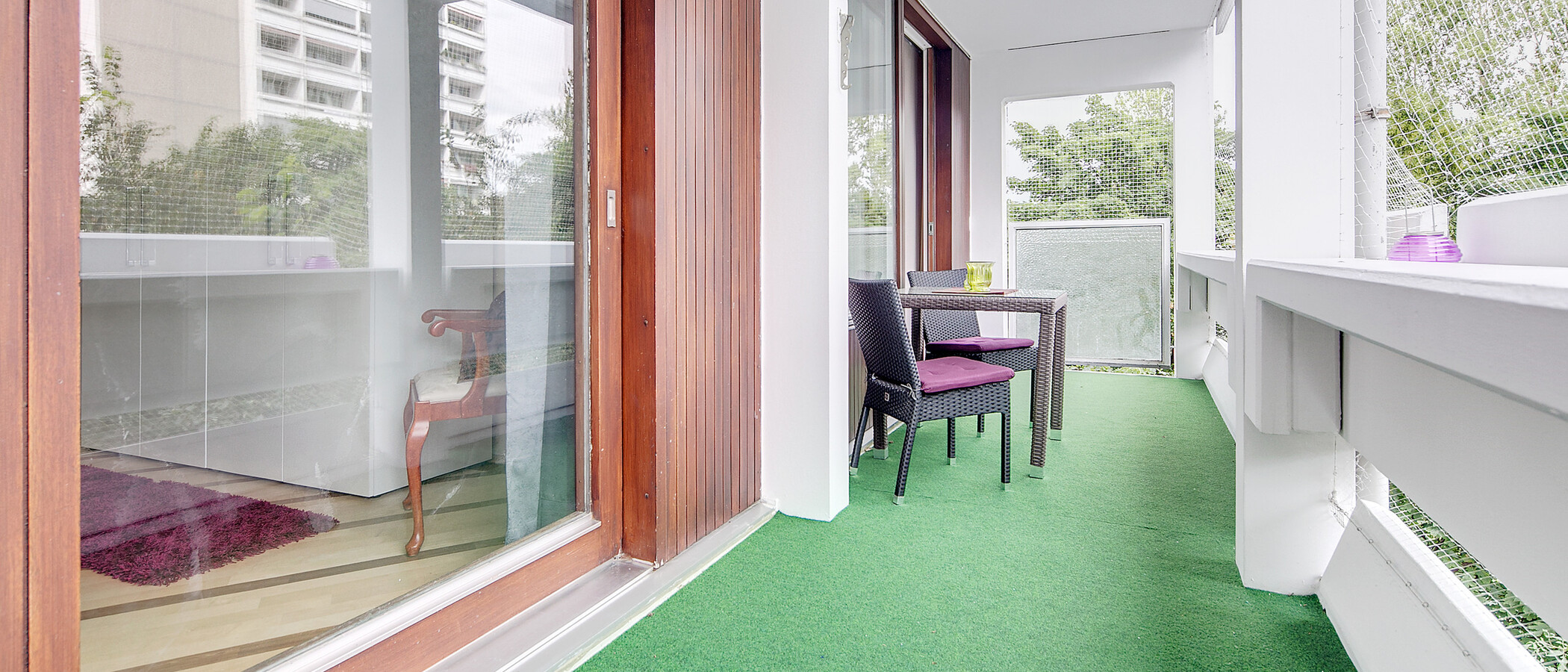 apartamento München Arabellapark 02 balcón 7141