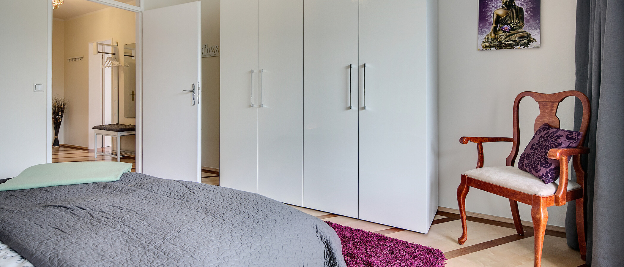 apartamento München Arabellapark 04 dormitorio 7141
