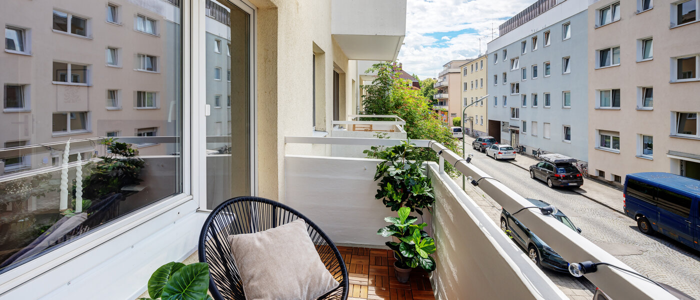apartamento München Milbertshofen 03 balcón 7233
