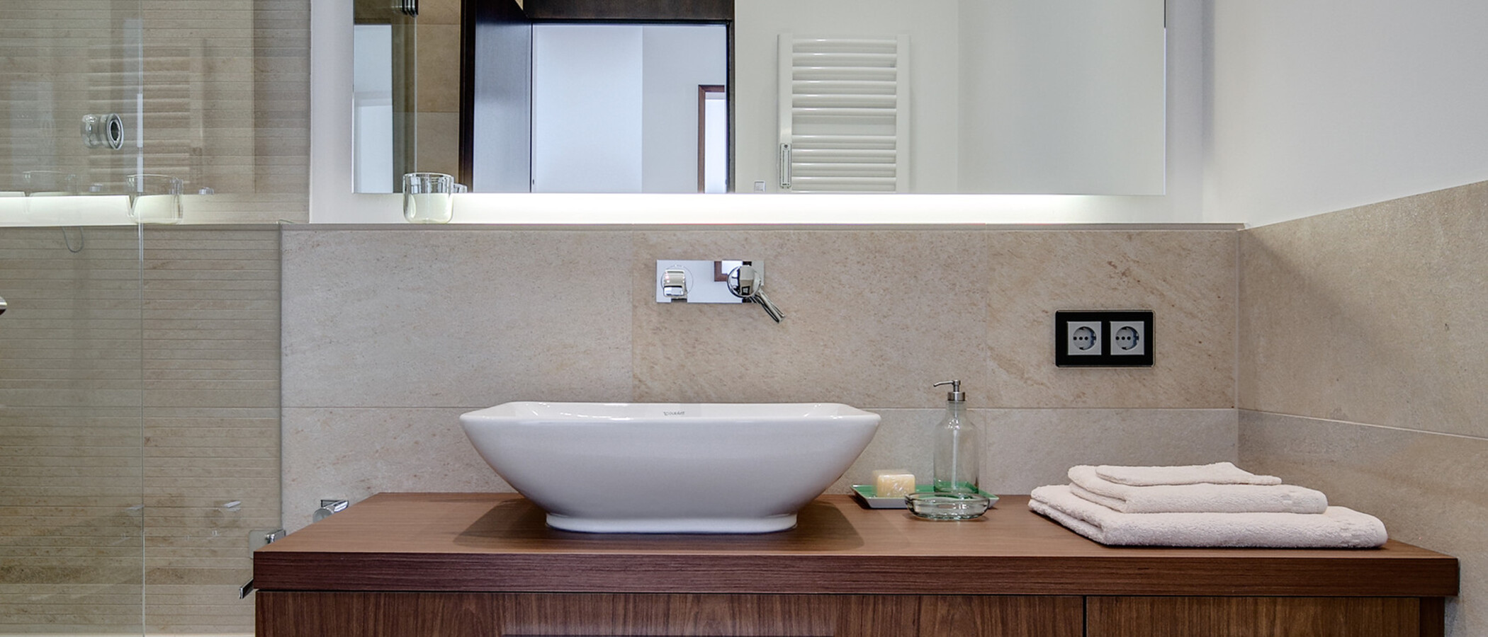 ático con terraza München Arabellapark 01 baño 7279