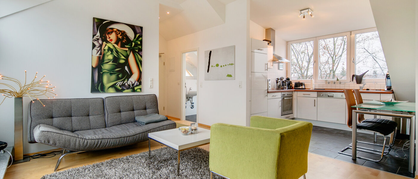 ático con terraza München Untermenzing 04 salón 7372