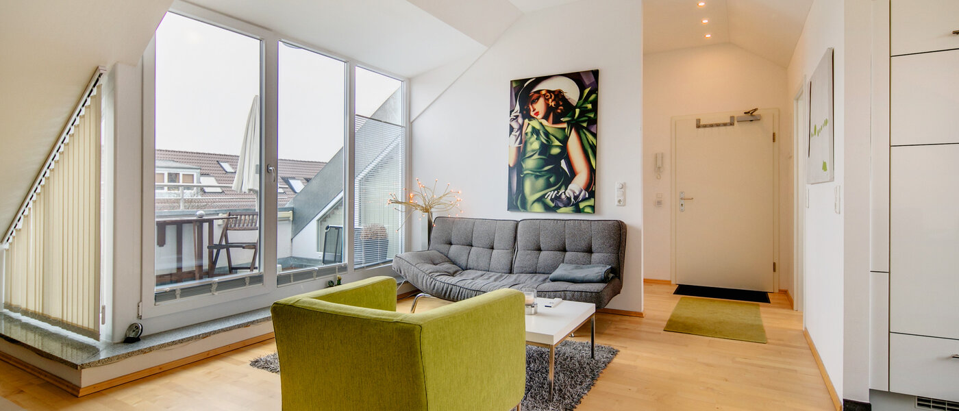 ático con terraza München Untermenzing 05 salón 7372