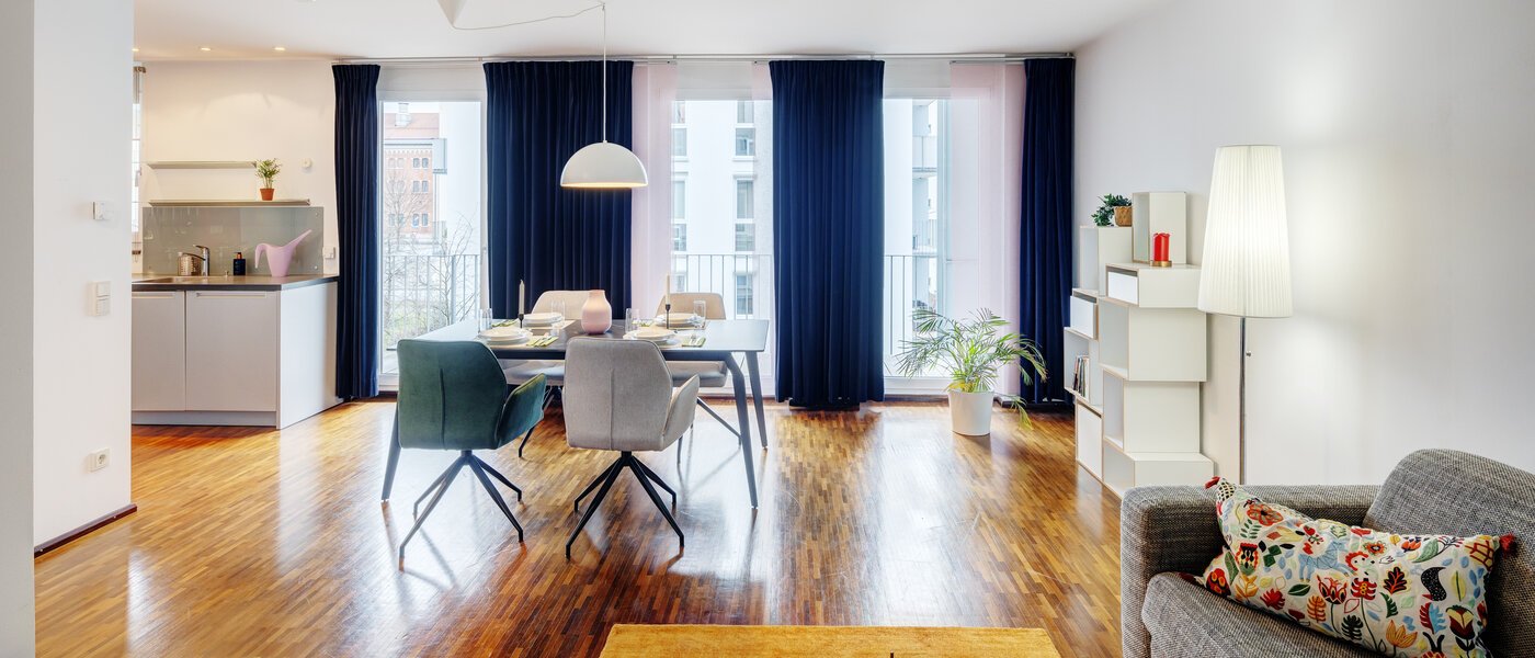 apartamento München Schwanthalerhöhe 02 sala de estar 7378