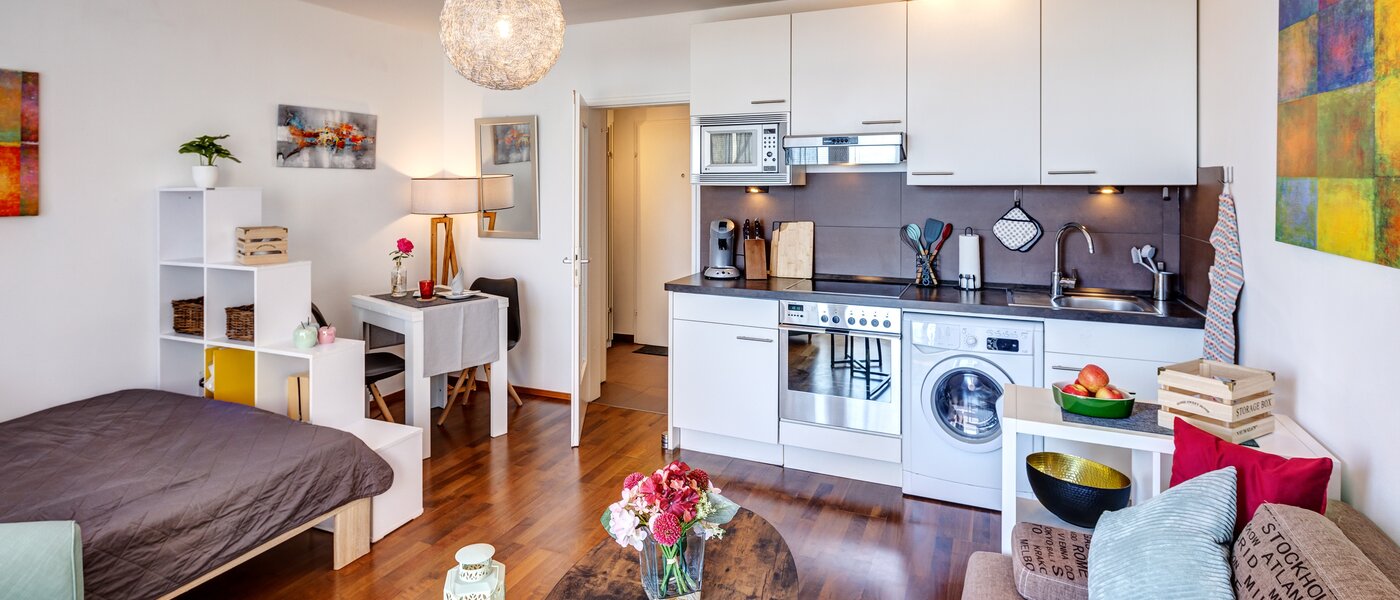 apartamento München Moosach 02 zona de día  7399