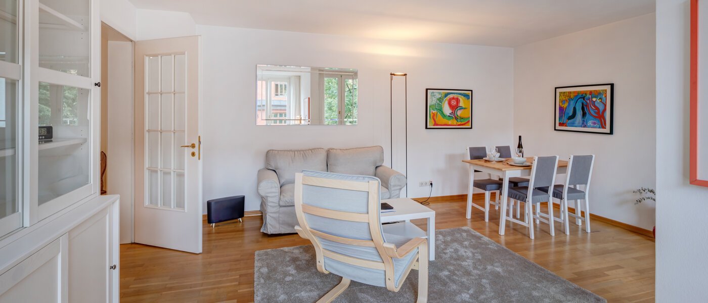 apartamento München Haidhausen 01 zona de día  7485