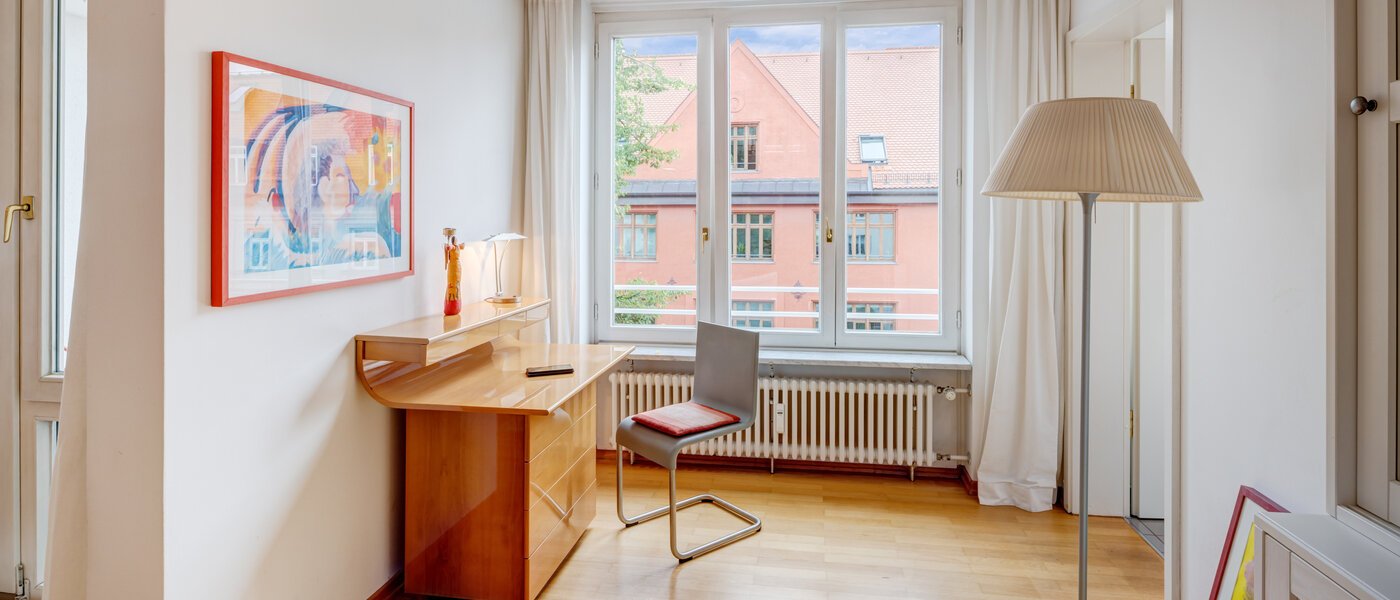 apartamento München Haidhausen 04 zona de día  7485