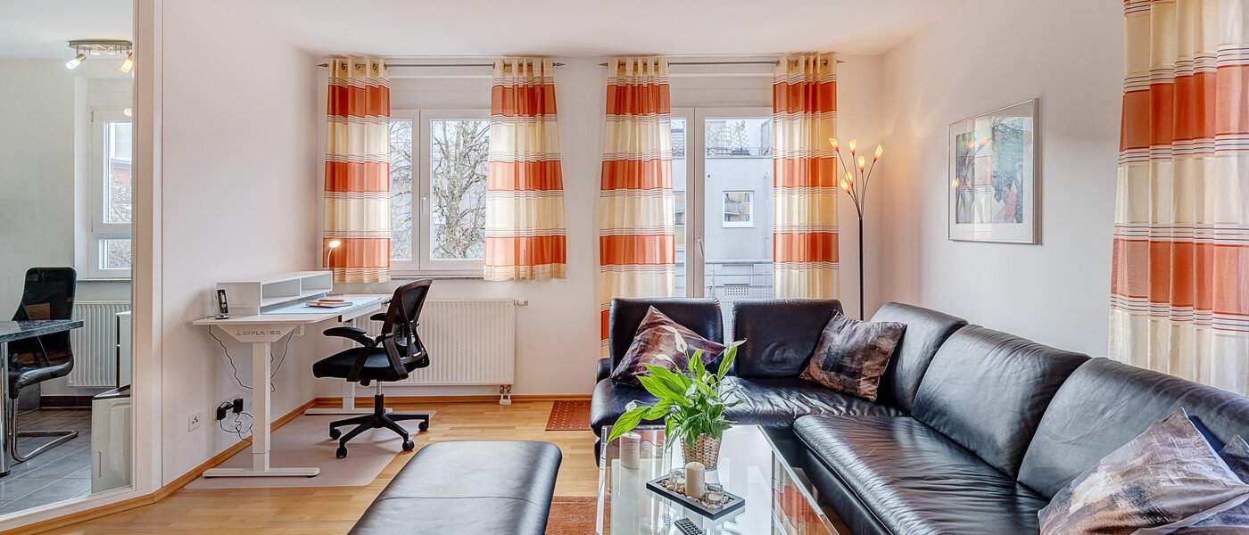 apartamento München Sendling-Westpark 02 zona de día  7493