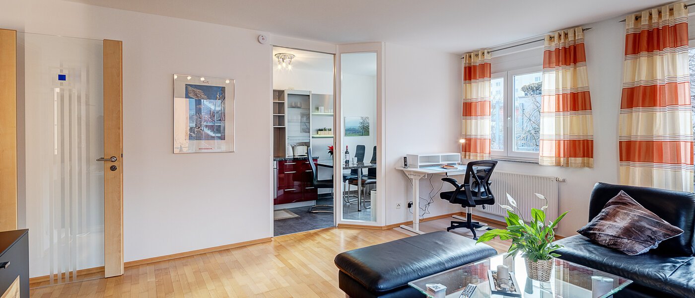 apartamento München Sendling-Westpark 03 zona de día  7493