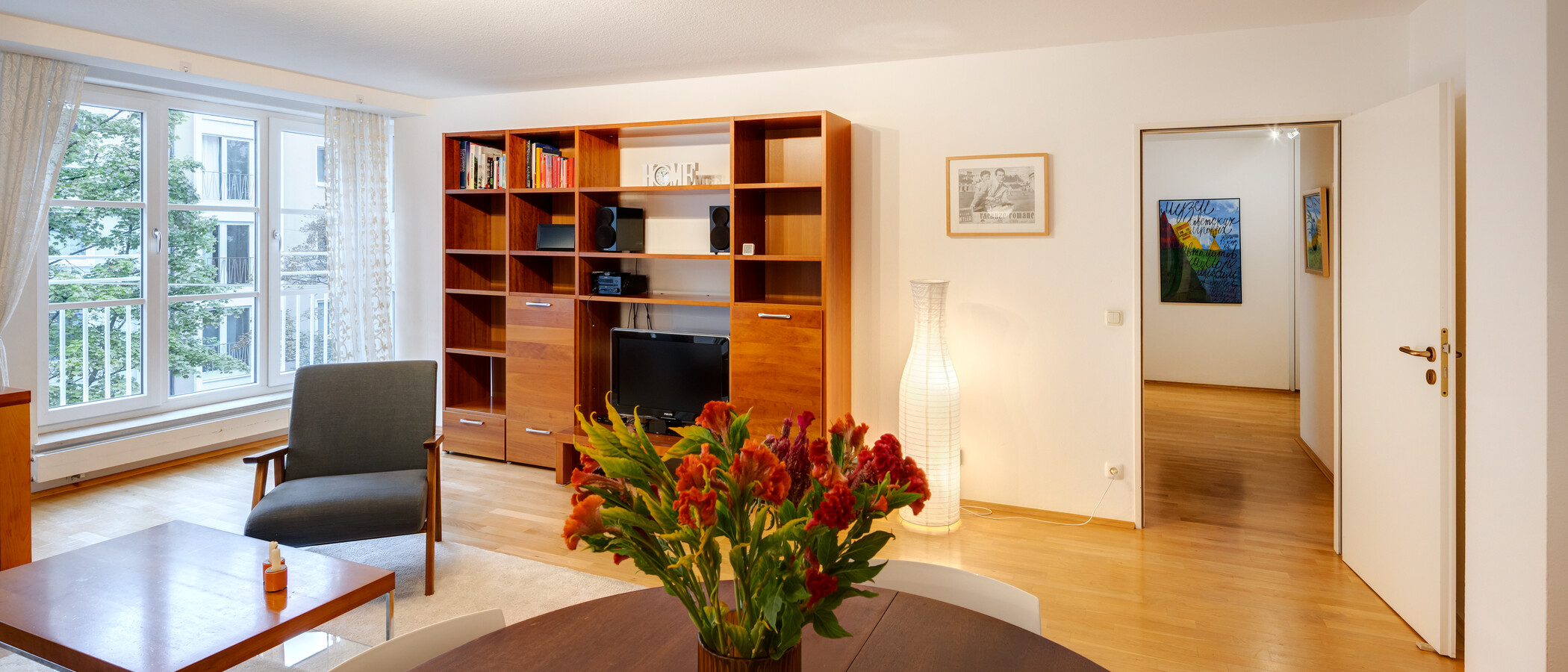apartamento München Maxvorstadt 03 zona de día  7548