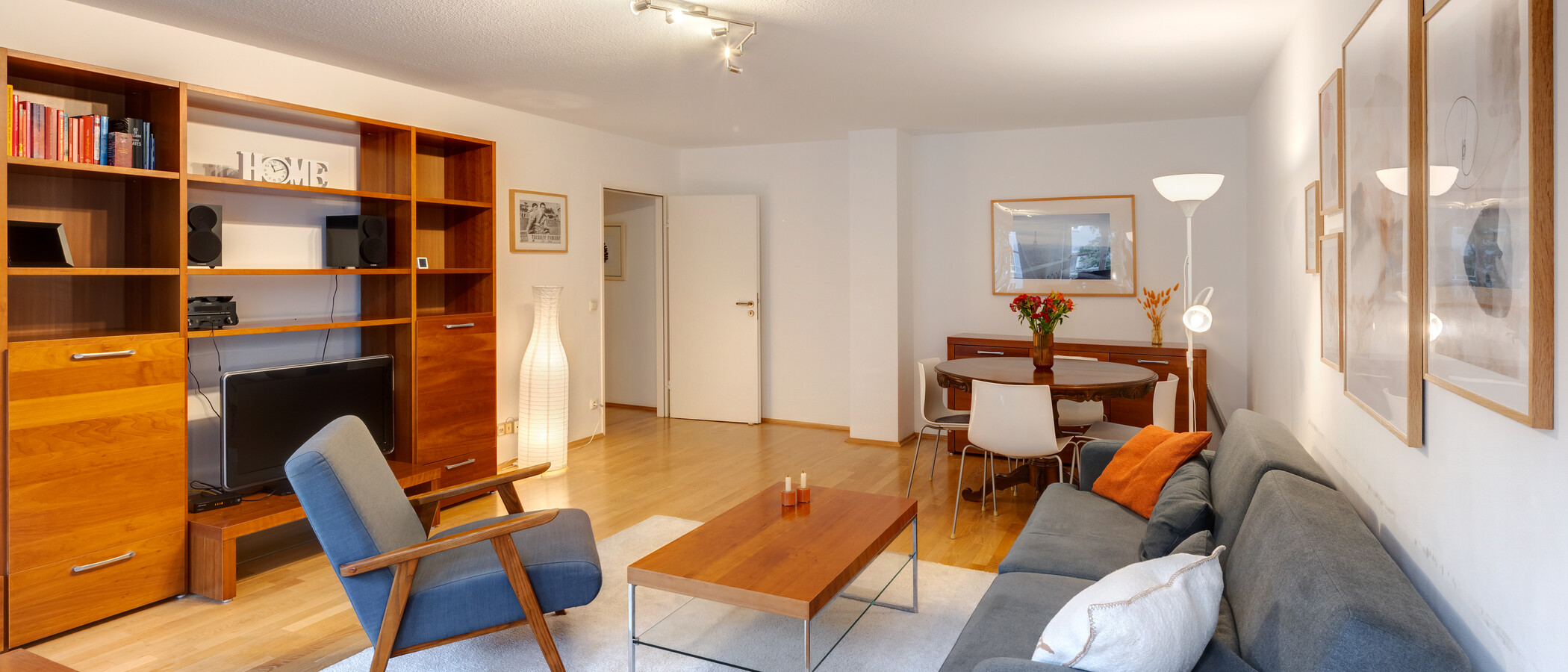 apartamento München Maxvorstadt 04 zona de día  7548