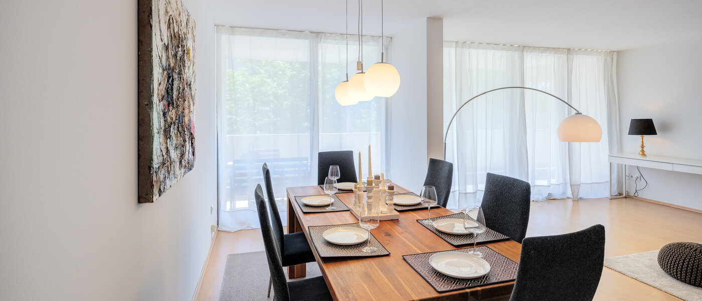 apartamento München Schwabing-Nord (zw. Leopoldstraße & Englischen Garten) 03 zona comedor 7670