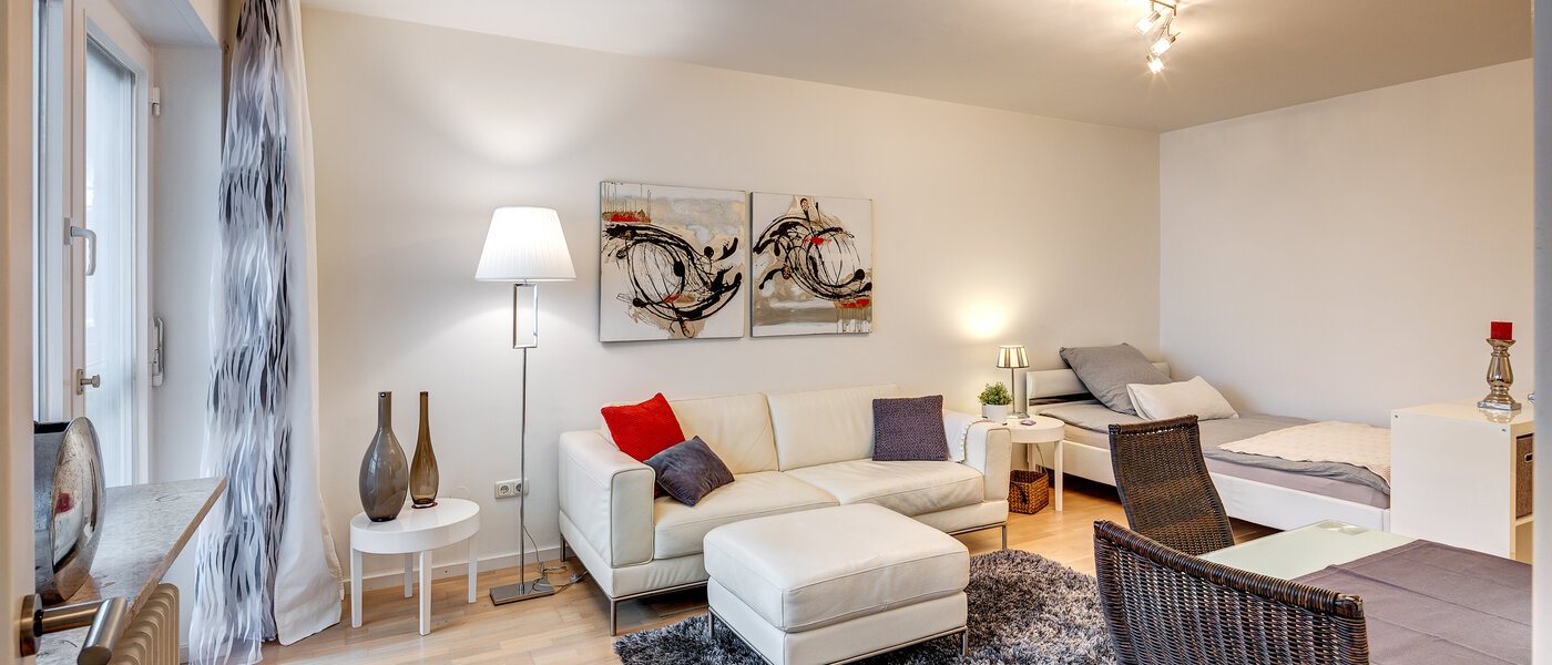 apartamento München Schwabing-West (rund um den Hohenzollernplatz) 01 zona de día  7675