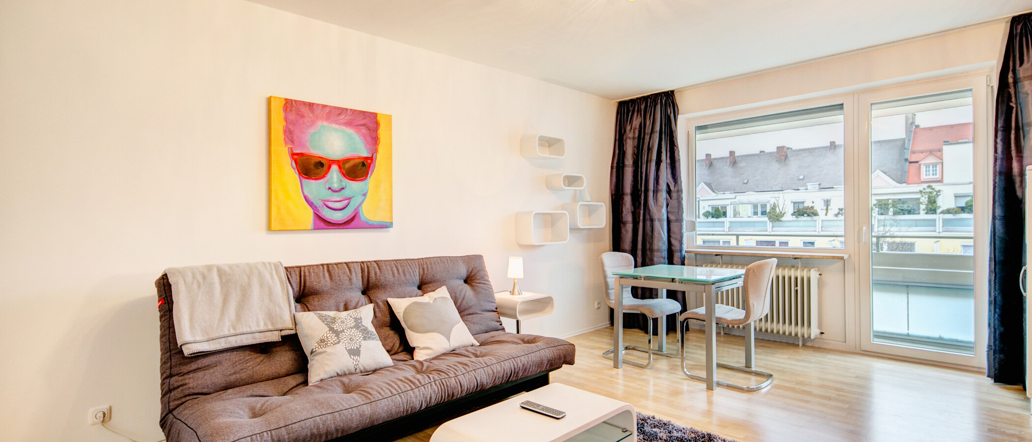 apartamento München Neuhausen 01 salón 7677