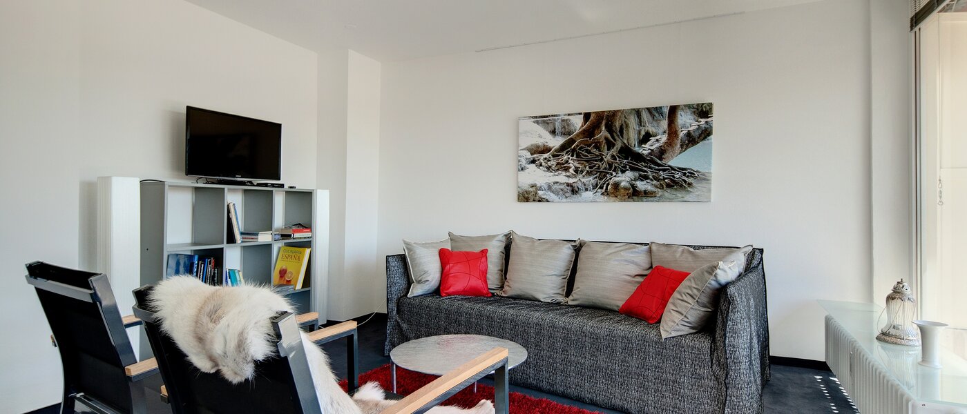 ático con terraza München Schwabing-West (rund um den Hohenzollernplatz) 02 salón 7704