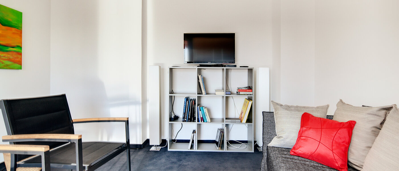 ático con terraza München Schwabing-West (rund um den Hohenzollernplatz) 03 salón 7704