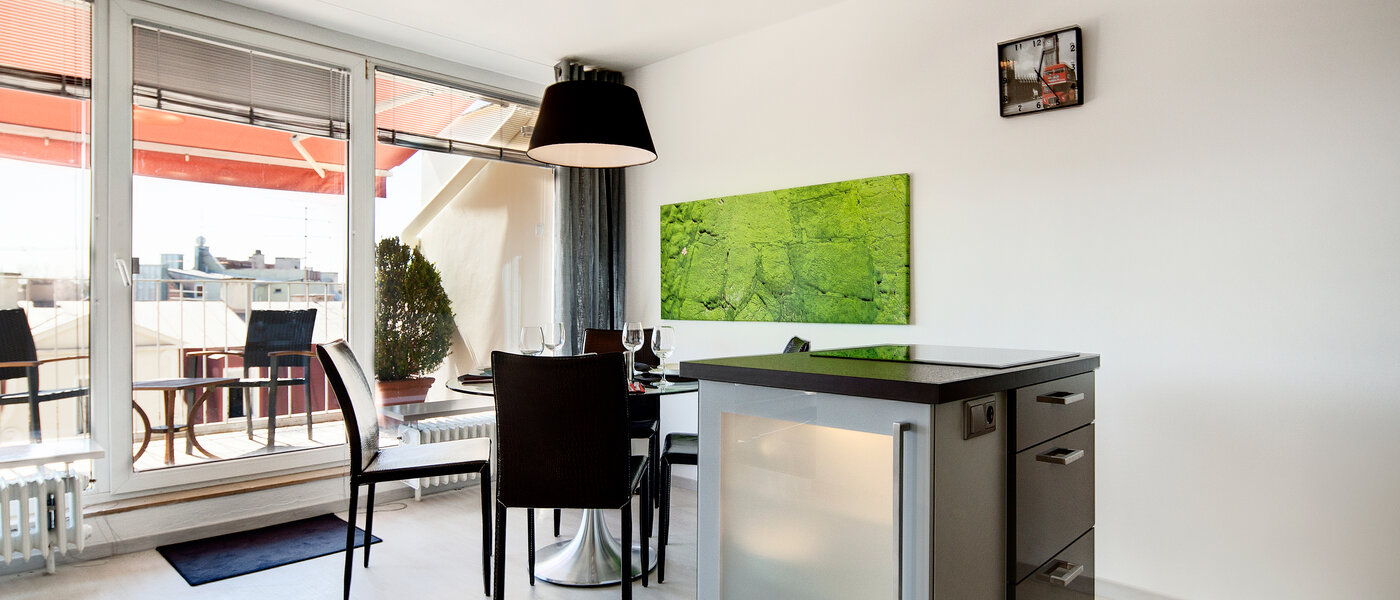 ático con terraza München Schwabing-West (rund um den Hohenzollernplatz) 03 cocina 7704
