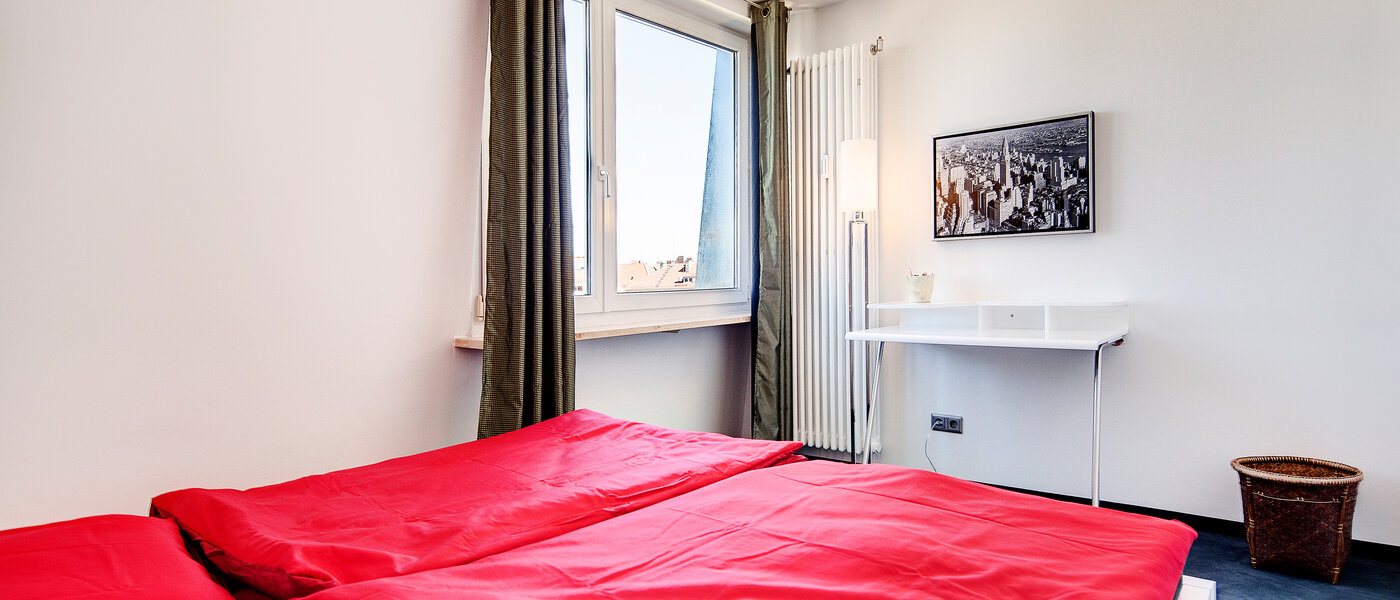 ático con terraza München Schwabing-West (rund um den Hohenzollernplatz) 03 dormitorio 7704