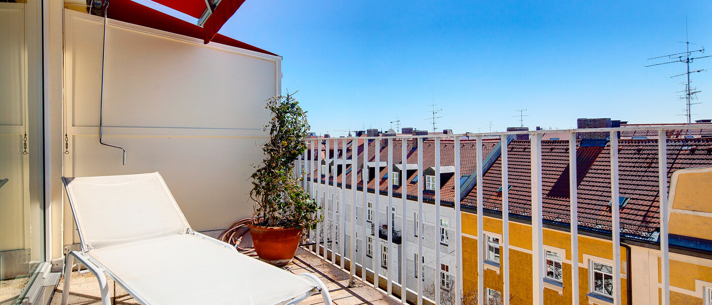 ático con terraza München Schwabing-West (rund um den Hohenzollernplatz) 02 azotea 7704