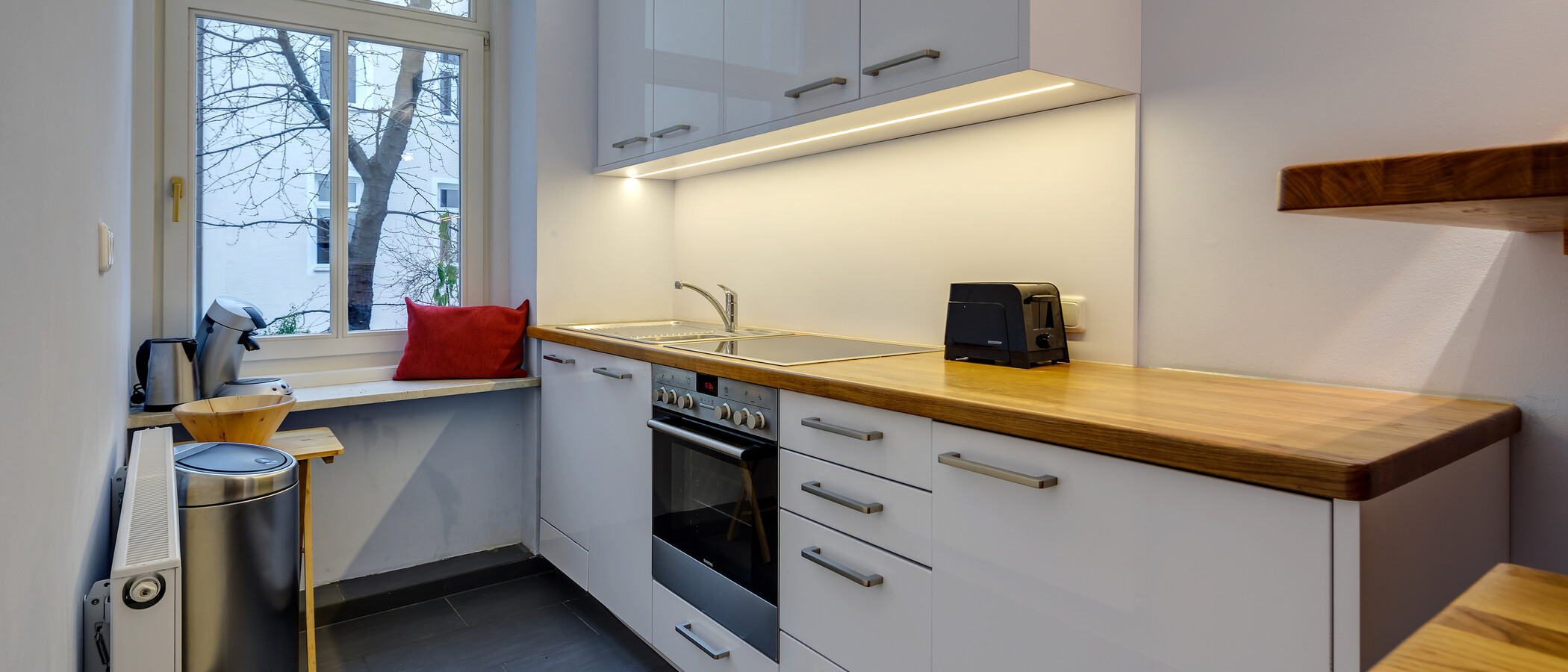 apartamento München Schwabing-Nord (zw. Belgrad- & Leopoldstraße) 01 cocina 7732