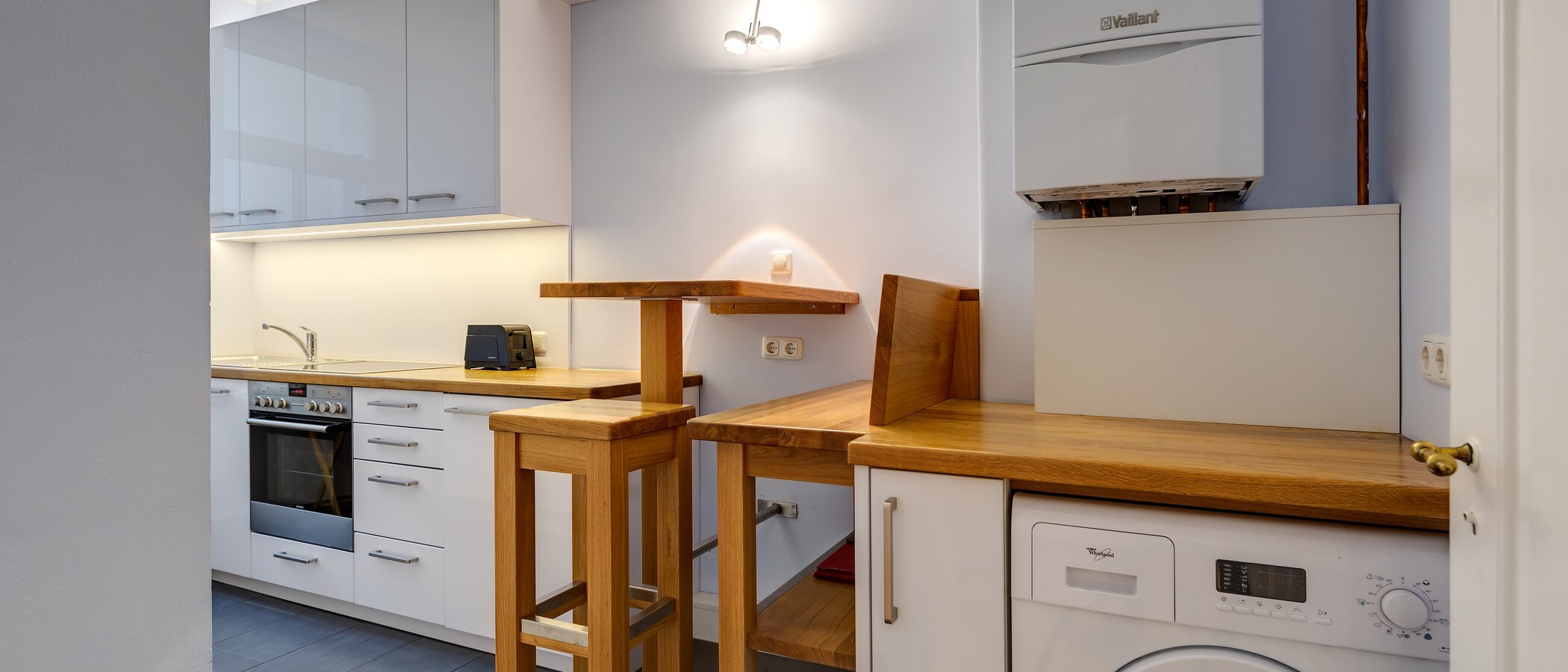 apartamento München Schwabing-Nord (zw. Belgrad- & Leopoldstraße) 02 cocina 7732