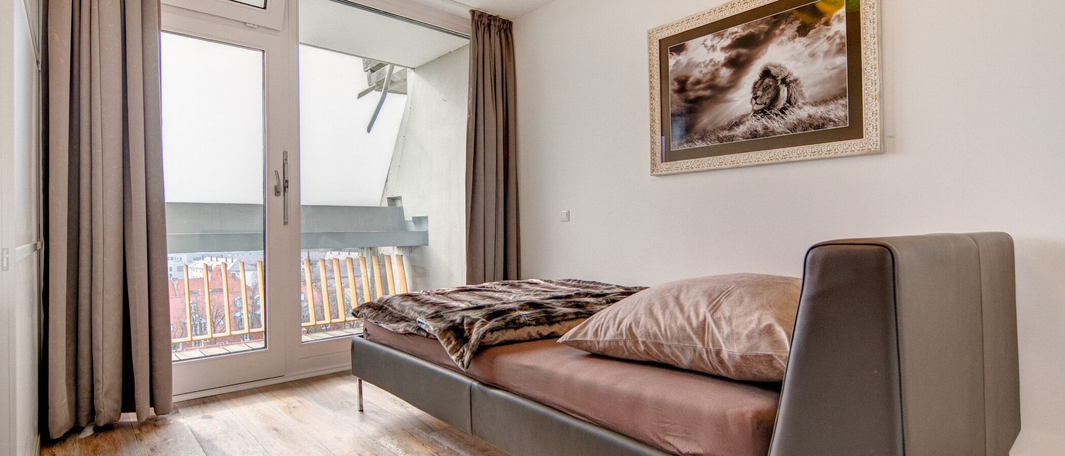apartamento München Schwabing-Nord (zw. Leopoldstraße & Englischen Garten) 02 dormitorio 7791