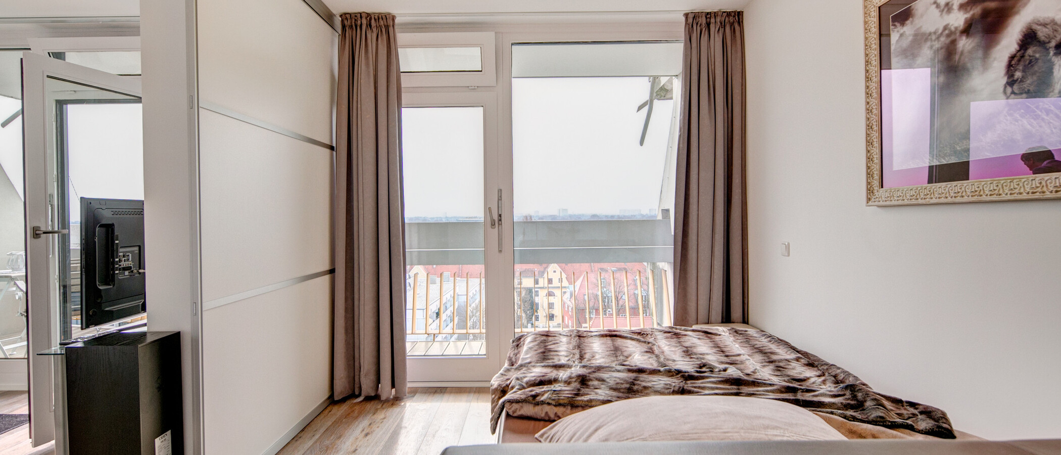 apartamento München Schwabing-Nord (zw. Leopoldstraße & Englischen Garten) 03 dormitorio 7791