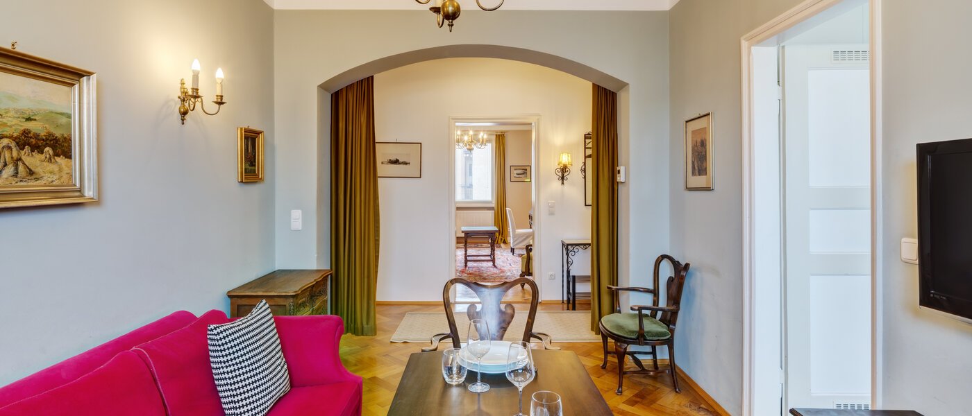 apartamento München Maxvorstadt - Universitätsviertel 02 zona de día  7887