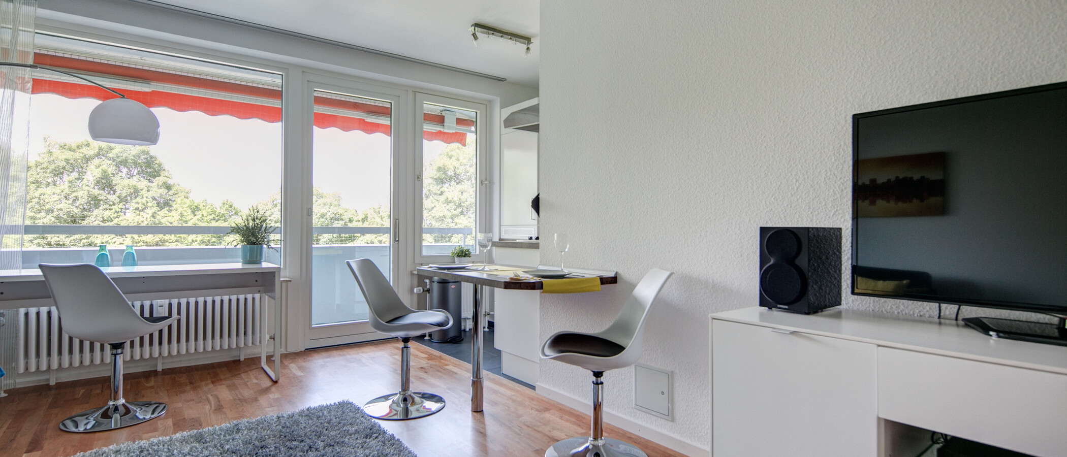 apartamento München Parkstadt Solln 02 salón 7891