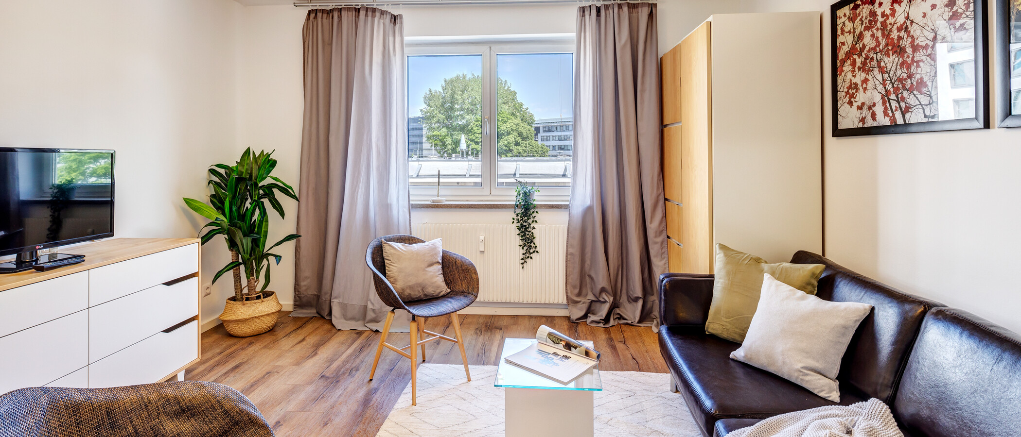 apartamento München Berg am Laim 01 sala de estar 7897