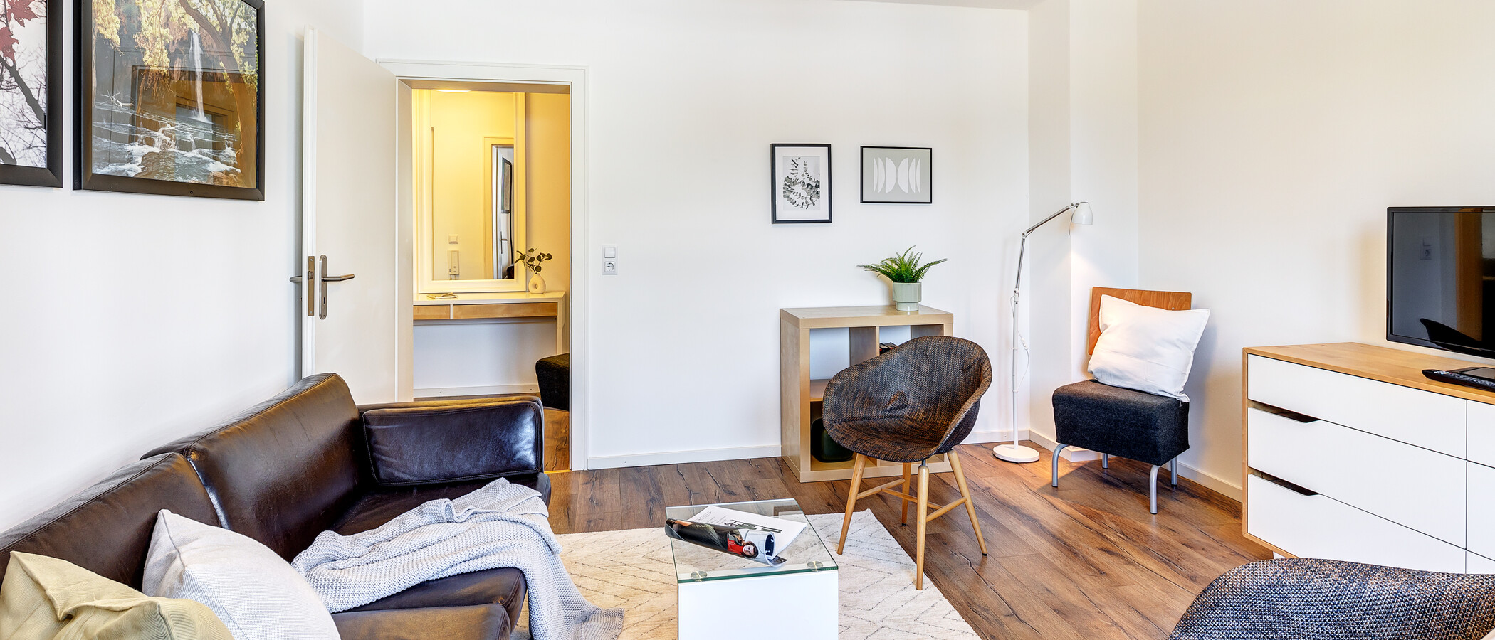 apartamento München Berg am Laim 03 sala de estar 7897