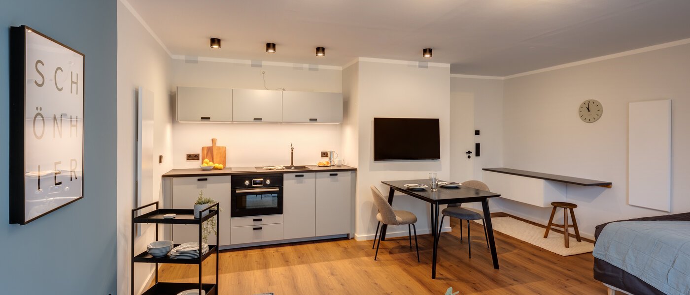 apartamento München Neuhausen 04 zona de día  7952