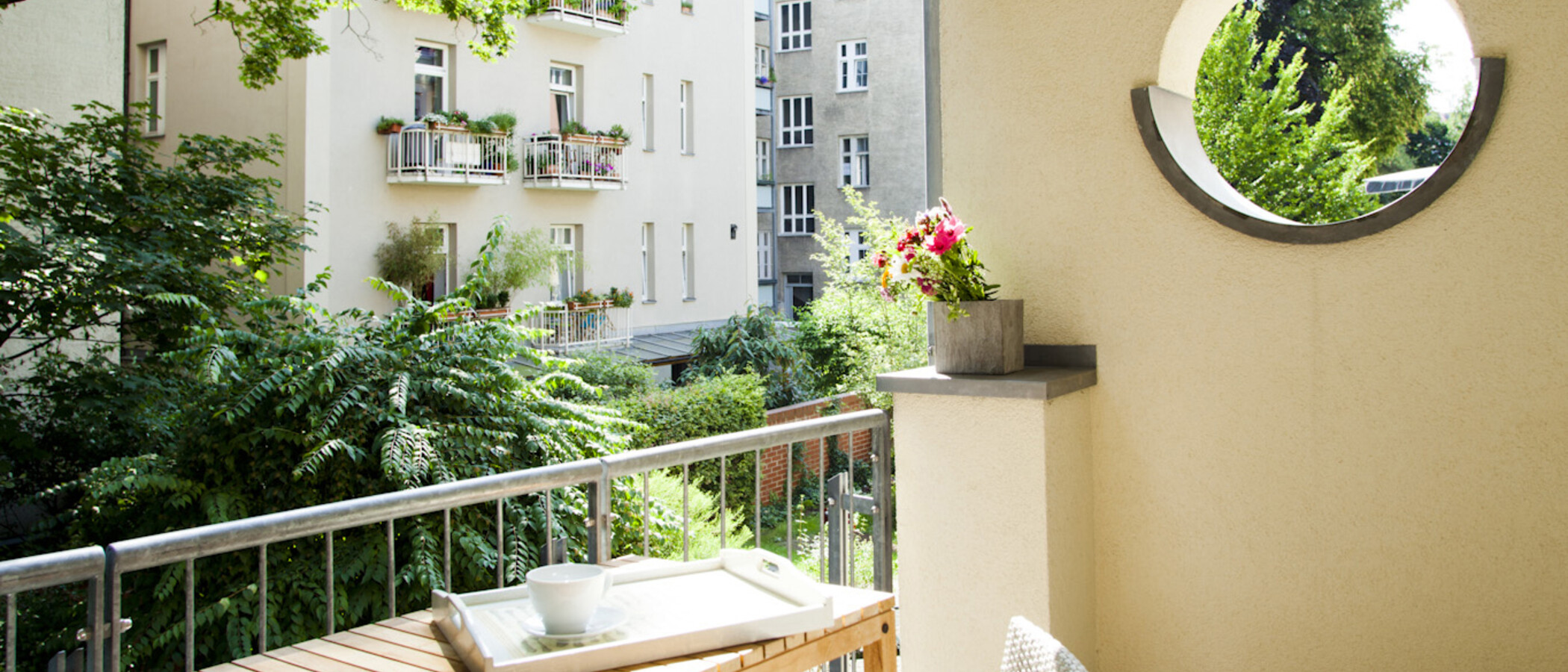 apartamento München Schwabing-West (rund um den Hohenzollernplatz) 02 balcón 7964