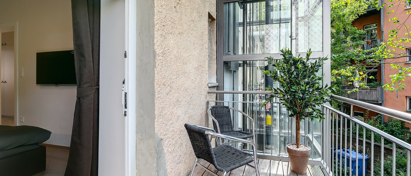 apartamento München Isarvorstadt 01 balcón 8026