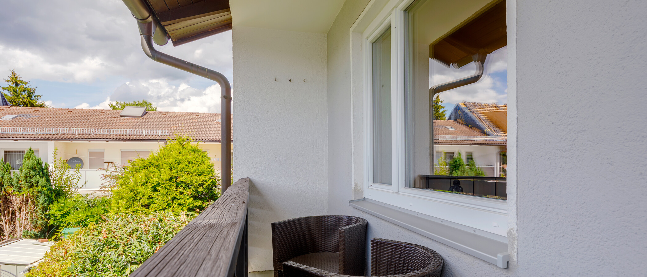 chalet adosado en esquina München Ramersdorf 01 balcón 8036