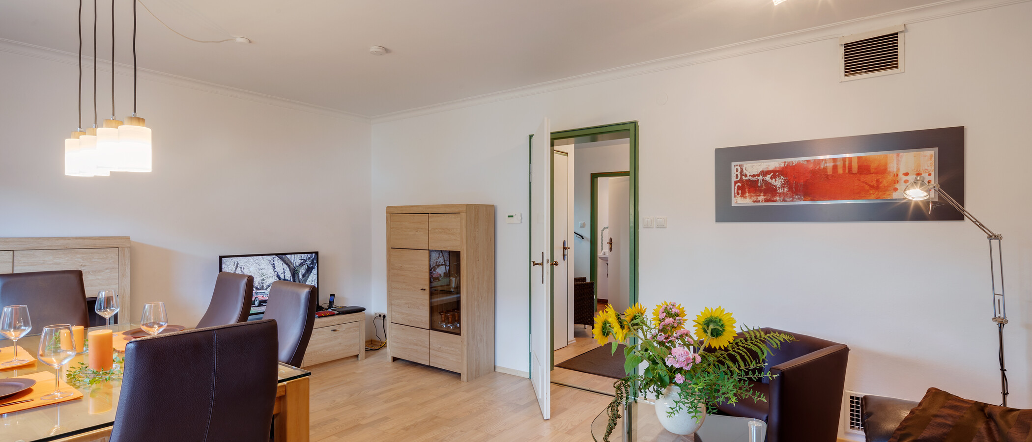 chalet adosado en esquina München Ramersdorf 04 zona de día  8036