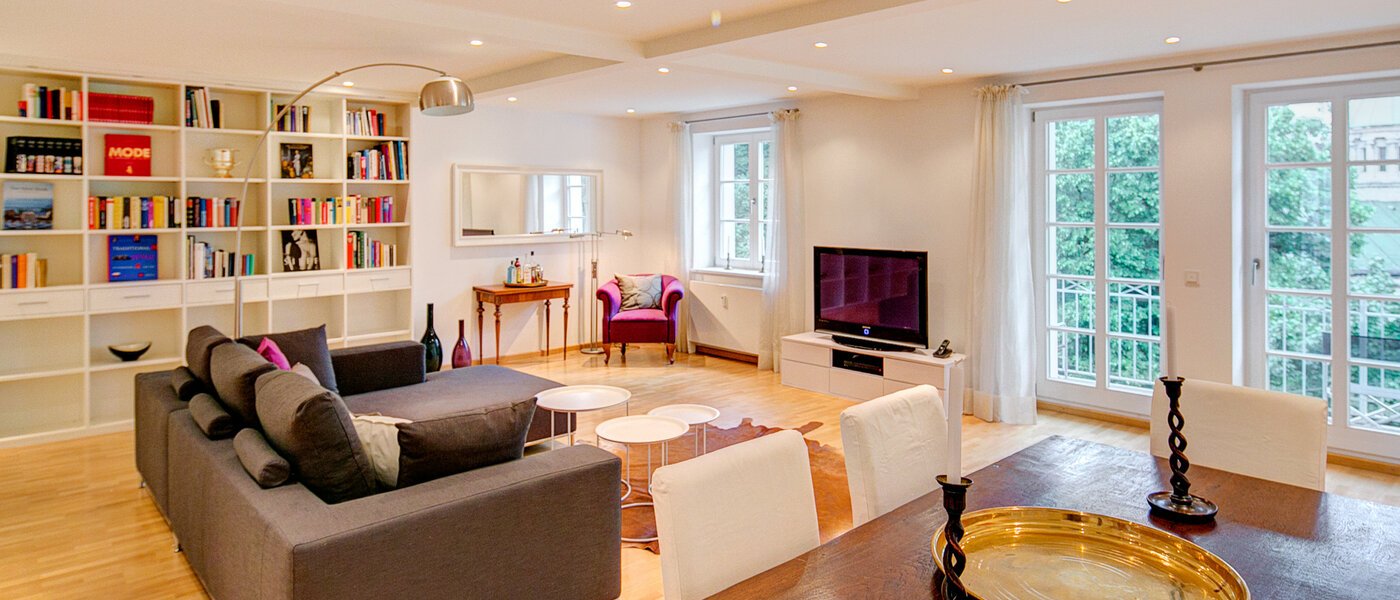 apartamento München Glockenbachviertel 01 salón 8066