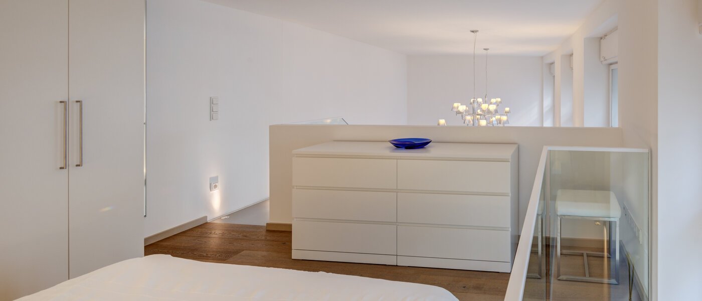 piso con galería München Maxvorstadt 03 zona de dormir 8163