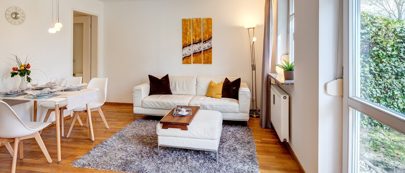 piso con jardín Haar 02 zona de día  8167