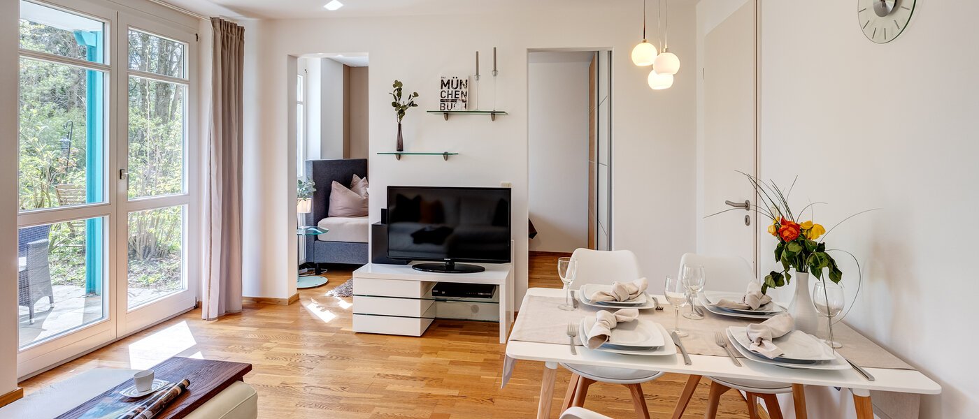 piso con jardín Haar 04 zona de día  8167