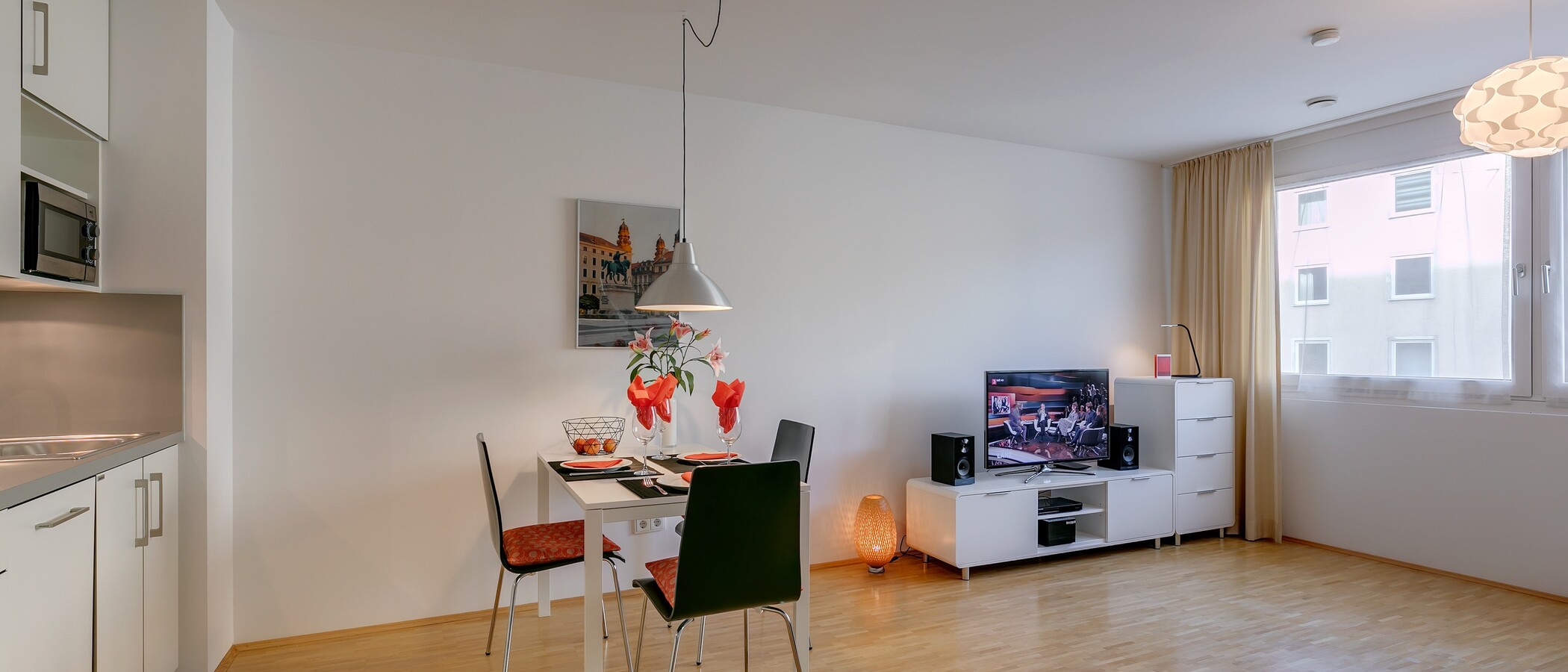 apartamento München Haidhausen 03 zona de día  8177