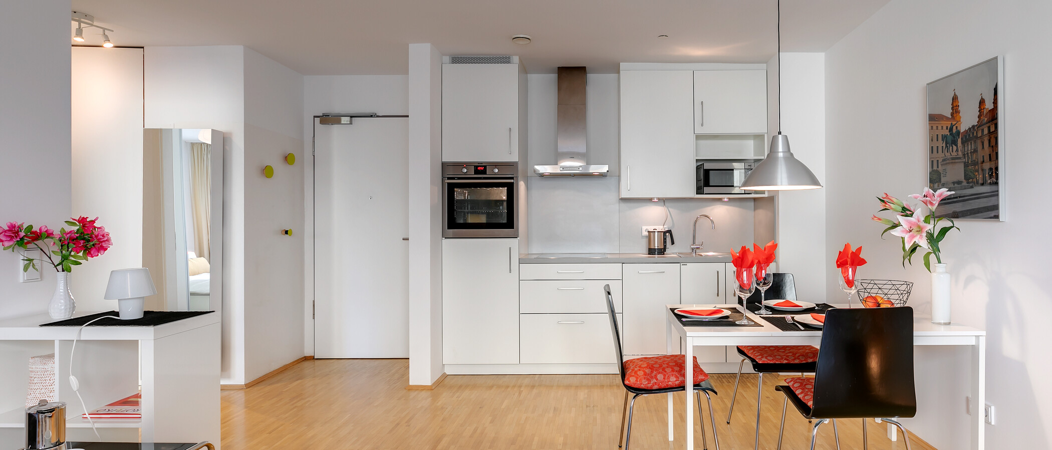 apartamento München Haidhausen 04 zona de día  8177
