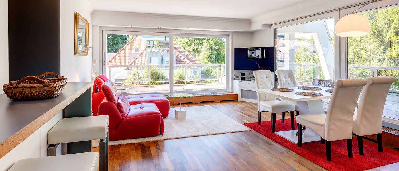 ático München Menterschwaige 01 zona de día  8181